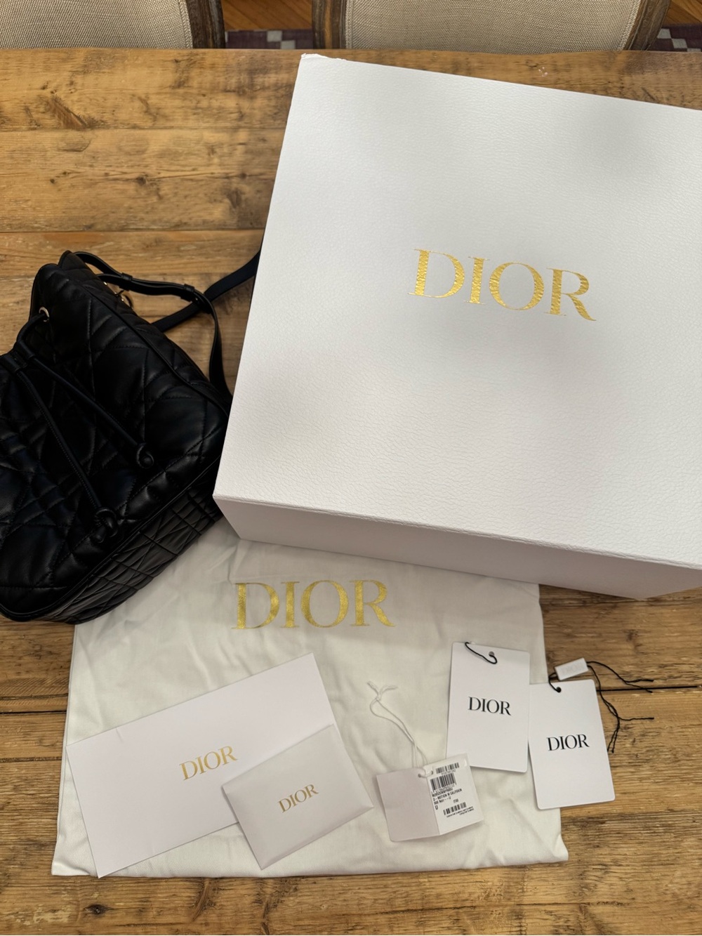 Dior | Medium D-Motion Bag in Black, NWT - Picture 15 of 16